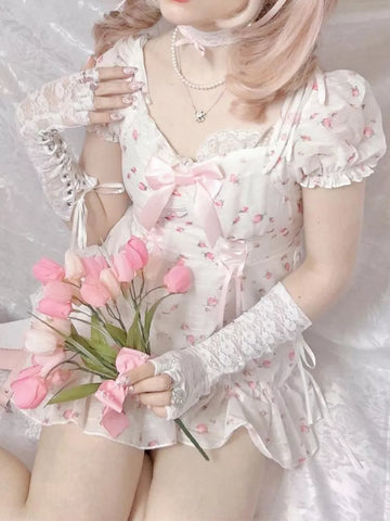 Robe Egirl - Kawaii manches courtes