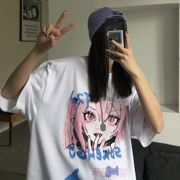 T Shirt Egirl - Harajuku Style